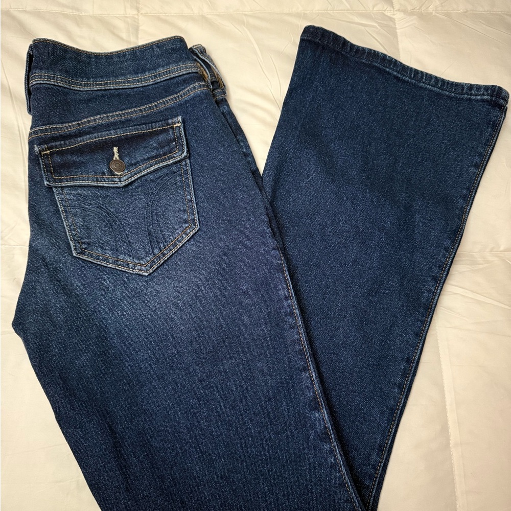 Hollister Dark Blue Flare Jeans